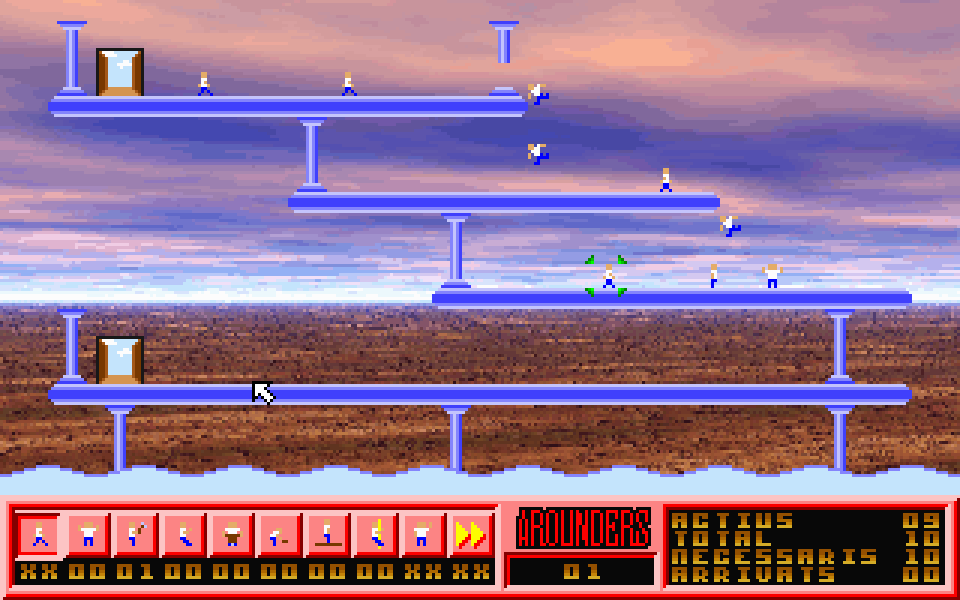 Una fase del Arounders