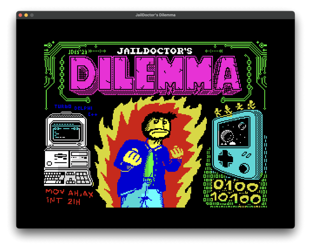 JailDoctor's Dilemma - Pantalla de títol